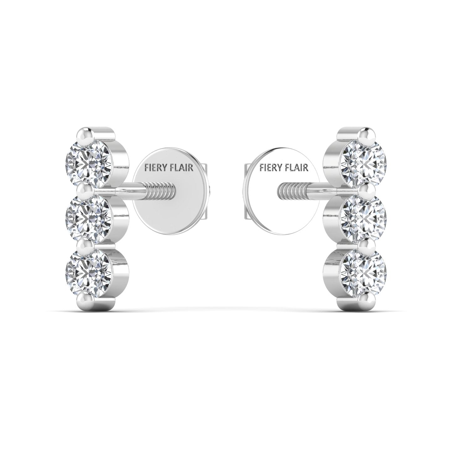 Lab Diamond Stud Earrings