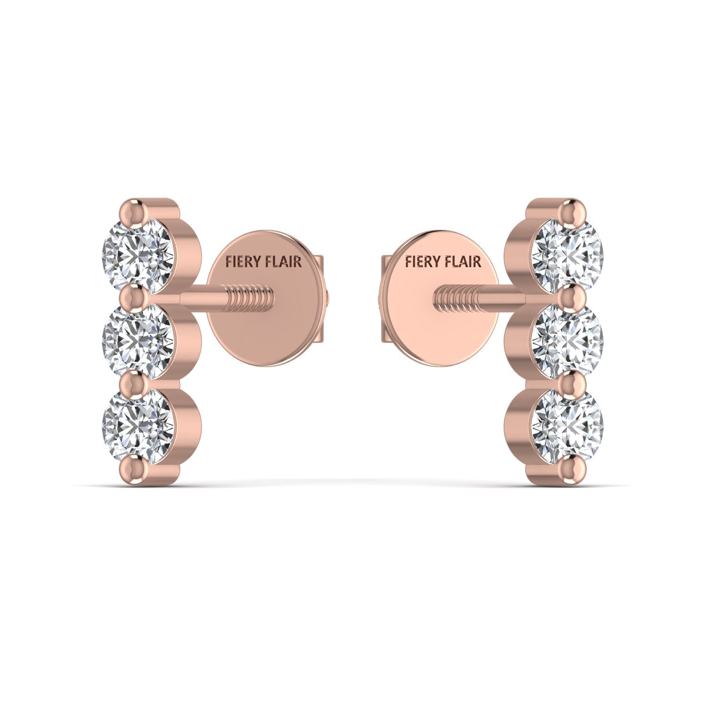 Lab Diamond Stud Earrings