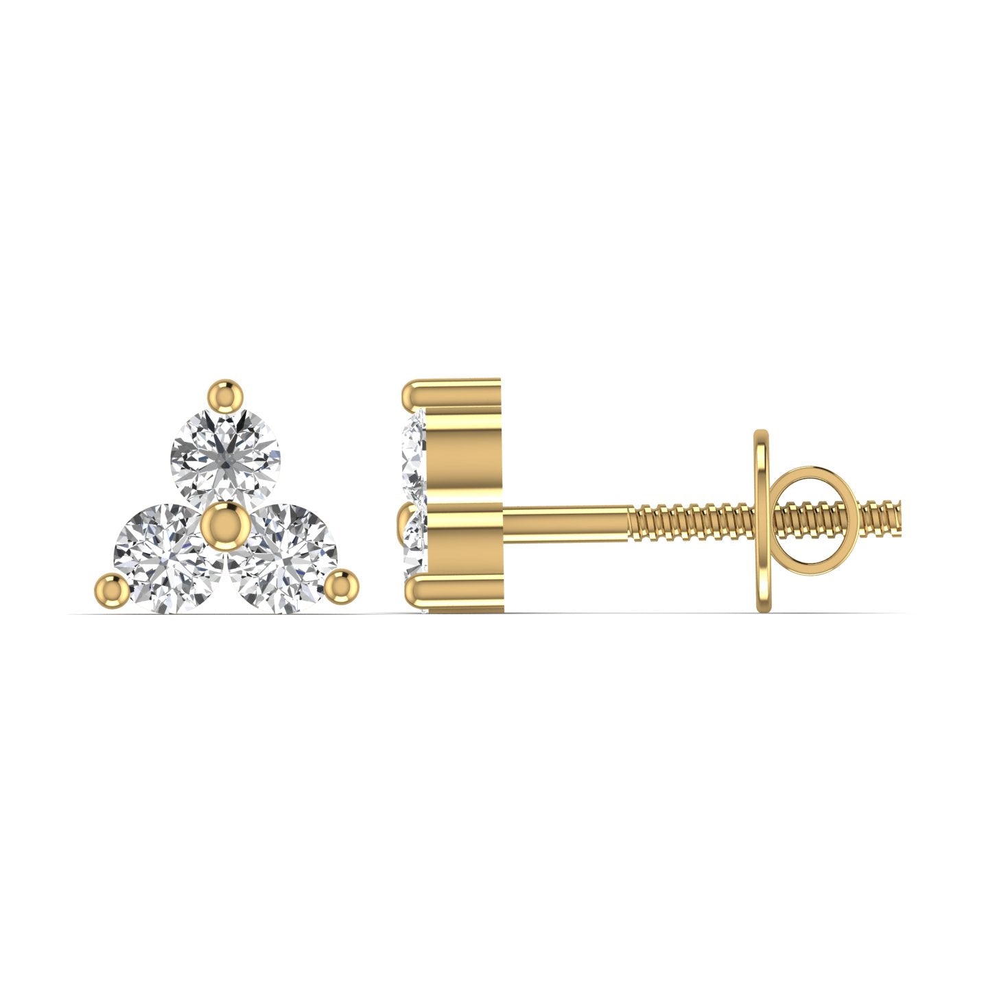 Lab Diamond Stud Earrings