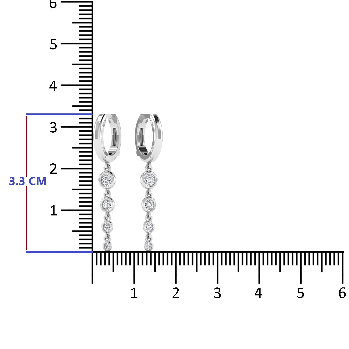 Silver Hoop Earring