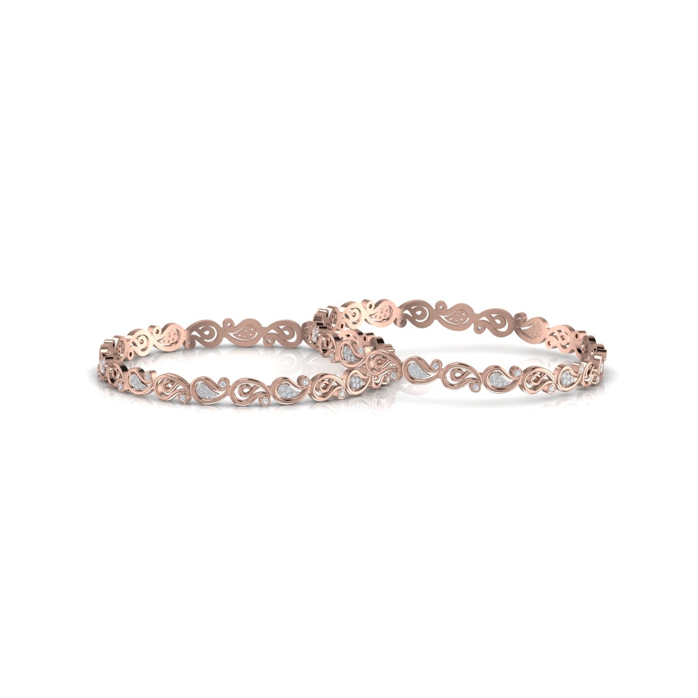 Unique Design Silver Bangle