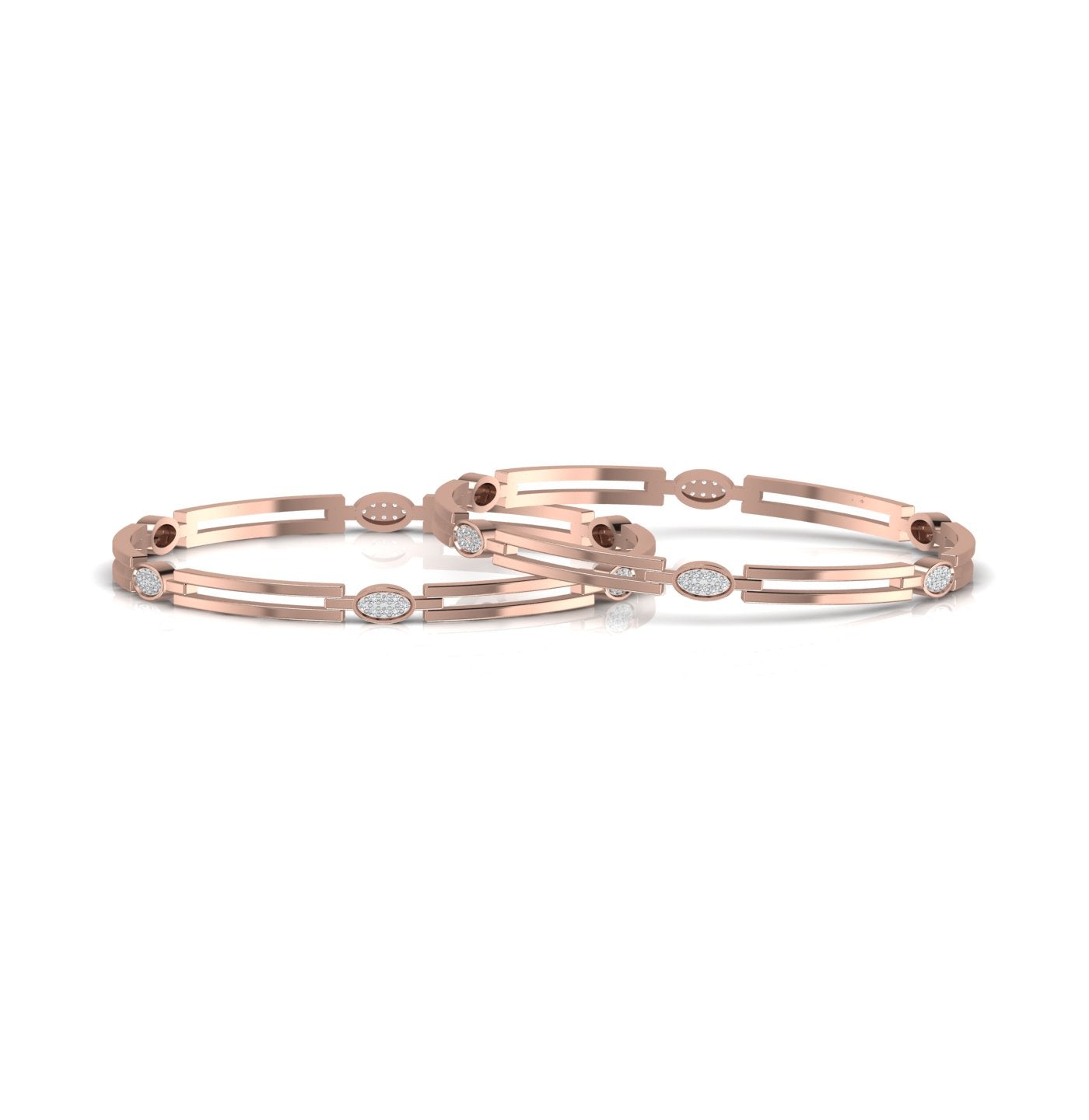 Fashionable Silver Bangle