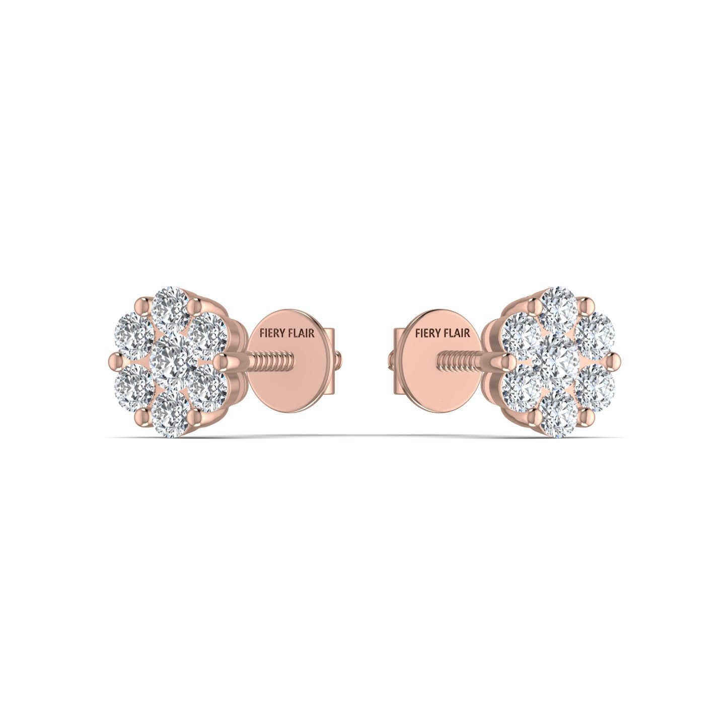Lab Diamond Stud Earrings