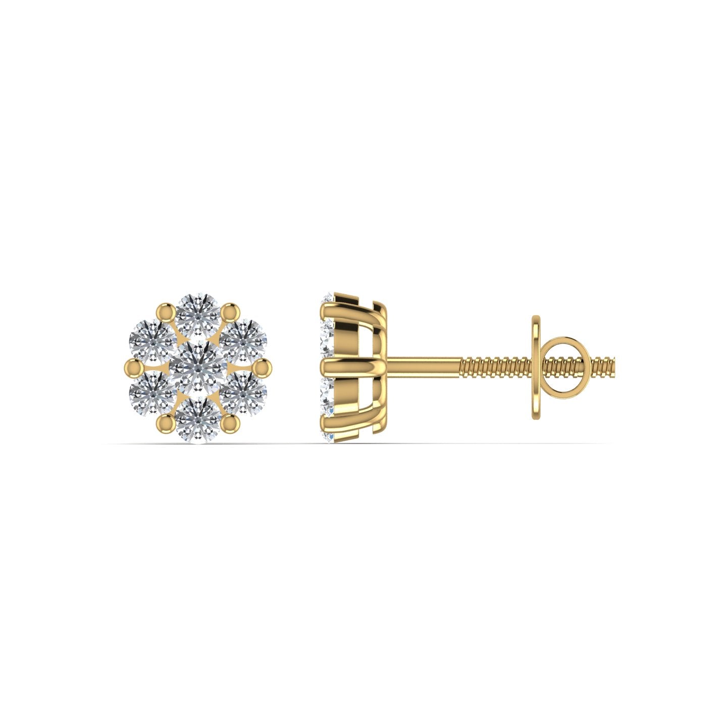 Lab Diamond Stud Earrings