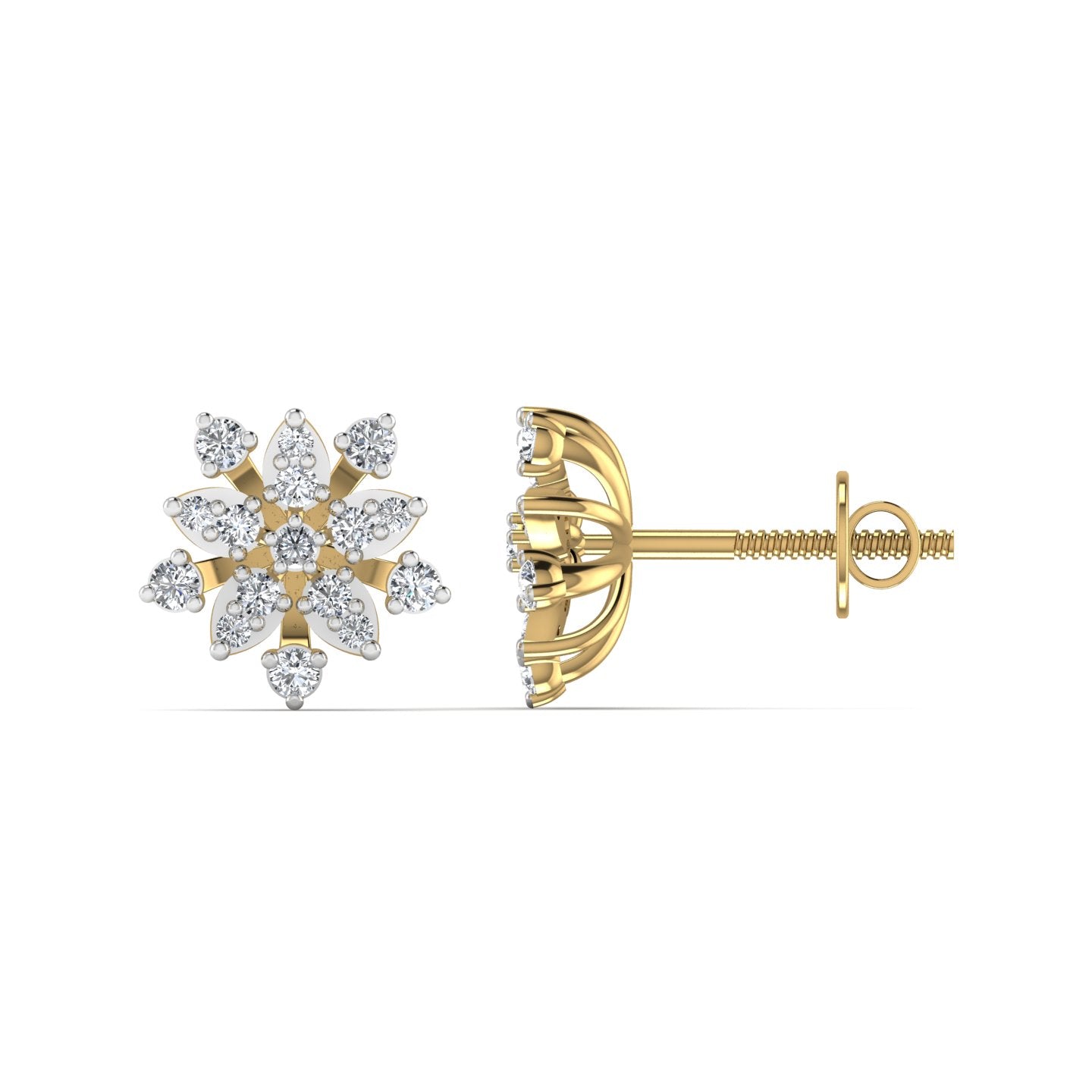 Classy Diamond Stud Earrings