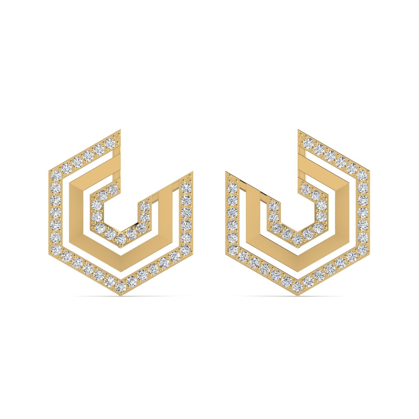 Lab Diamond Stud Earrings