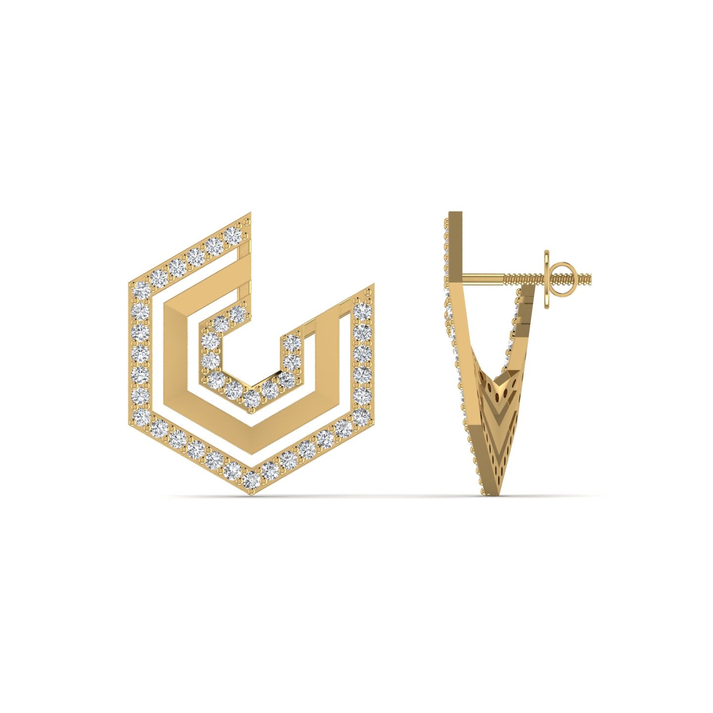 Lab Diamond Stud Earrings