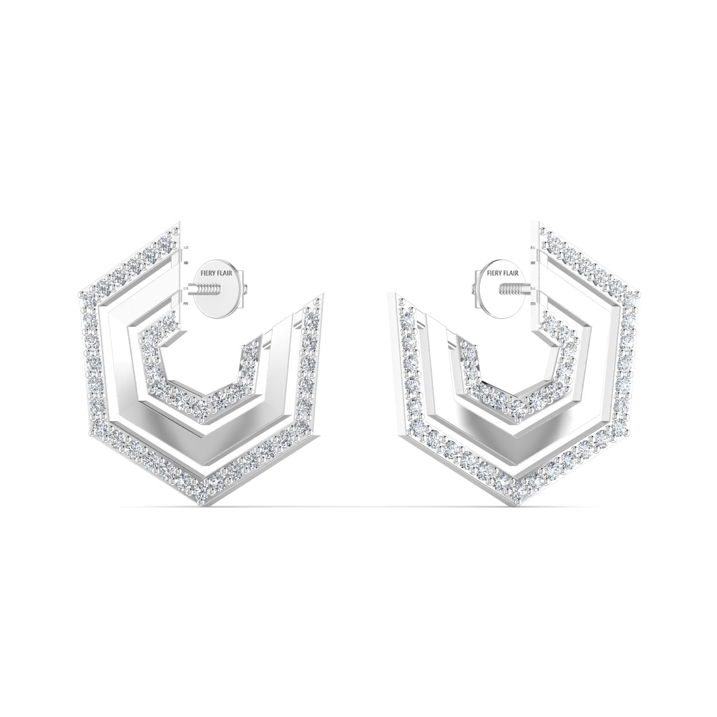 Lab Diamond Stud Earrings