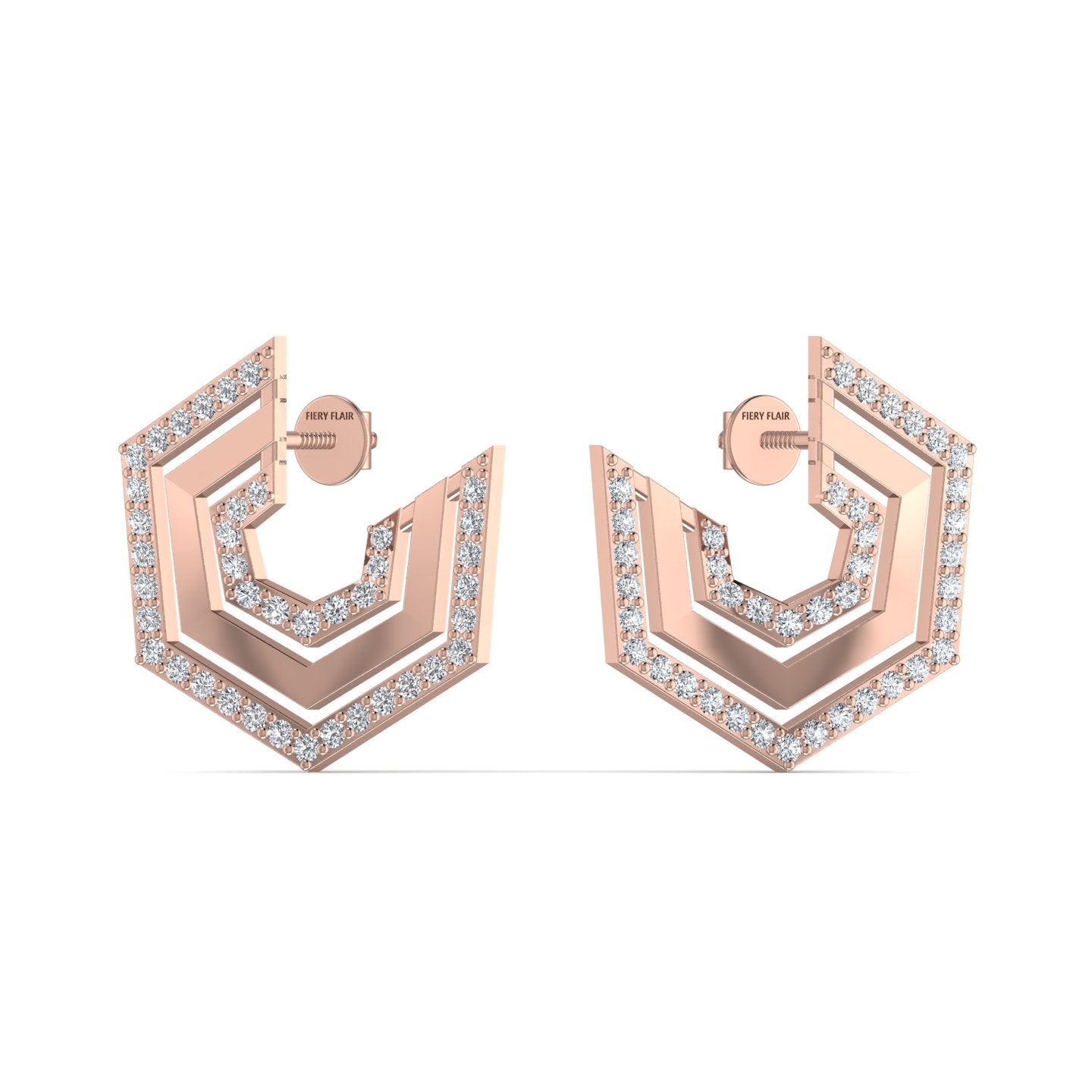 Lab Diamond Stud Earrings