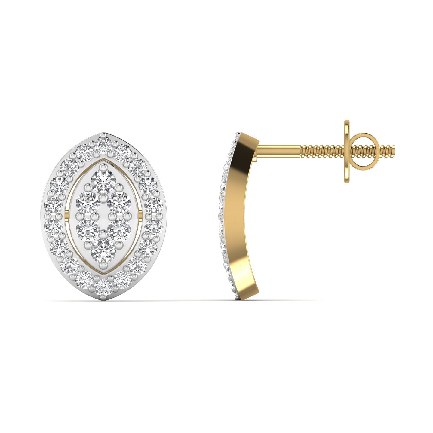 Lab Diamond Stud Earring