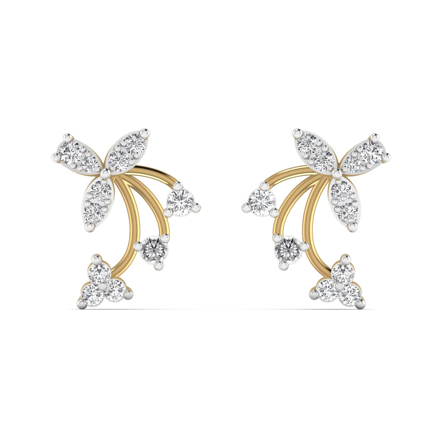 Gold Stud Earring