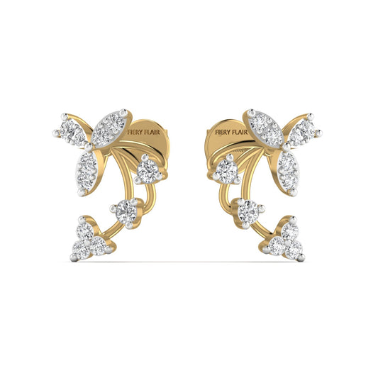 Gold Stud Earring
