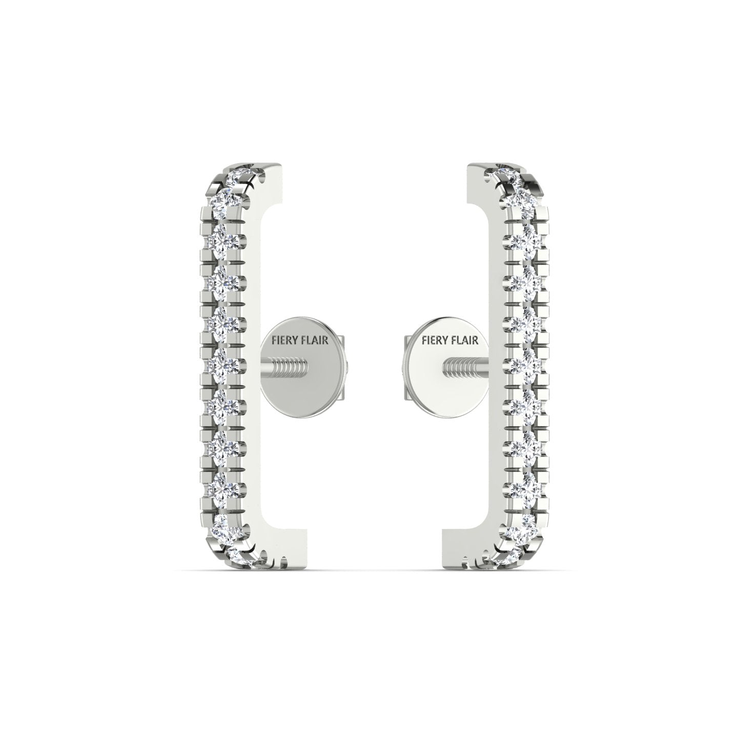 Diamond Gold Hoop Earring