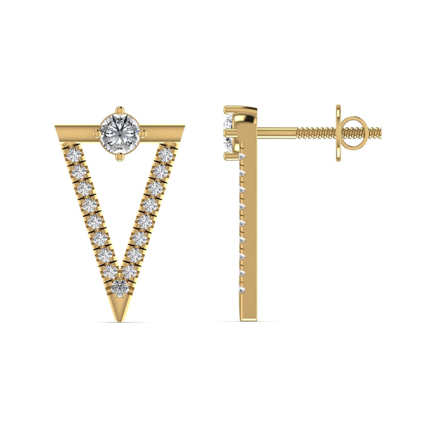 Diamond Stud Earrings