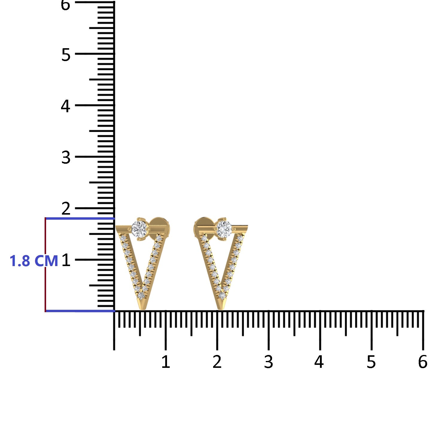 Diamond Stud Earrings