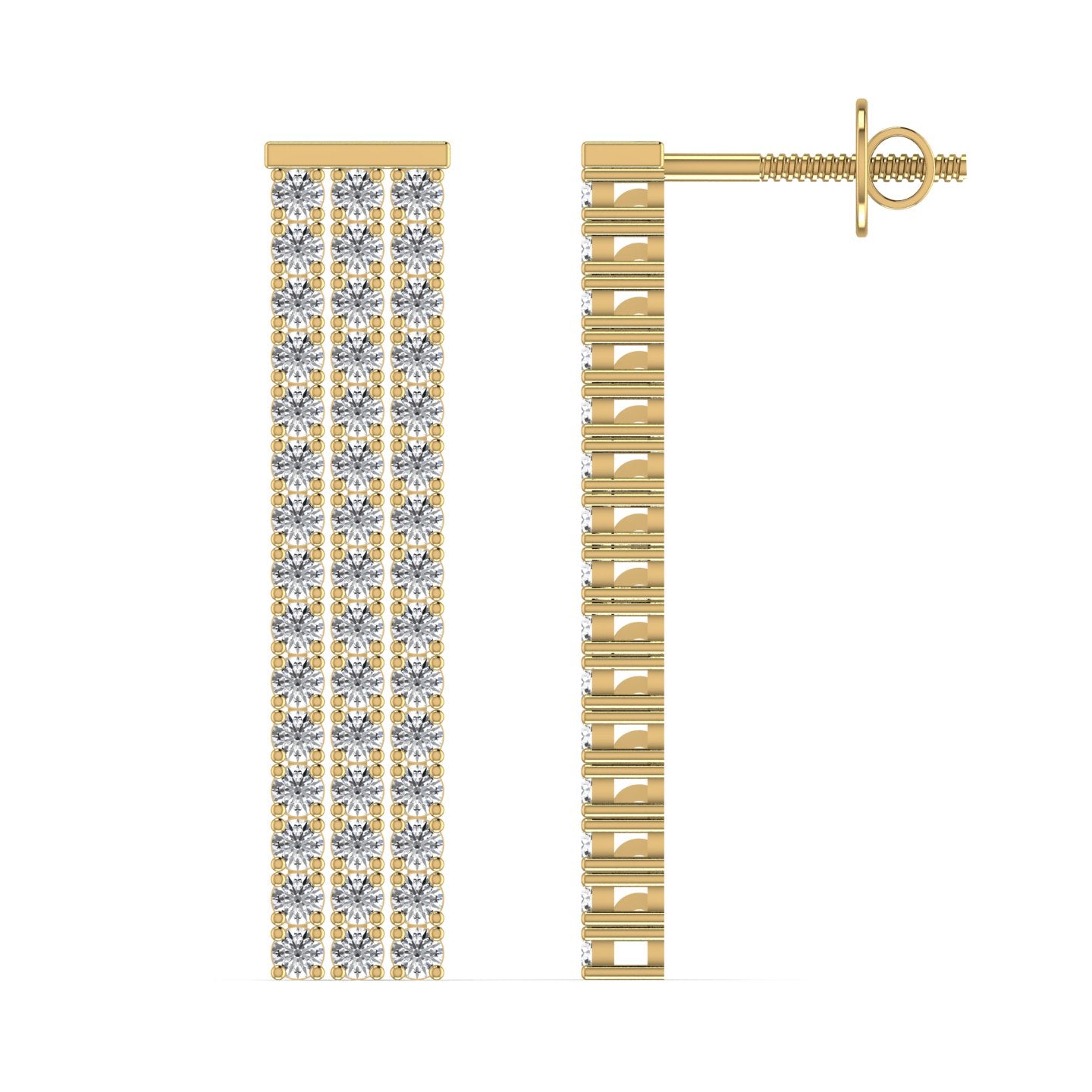 Diamond Drop Earrings