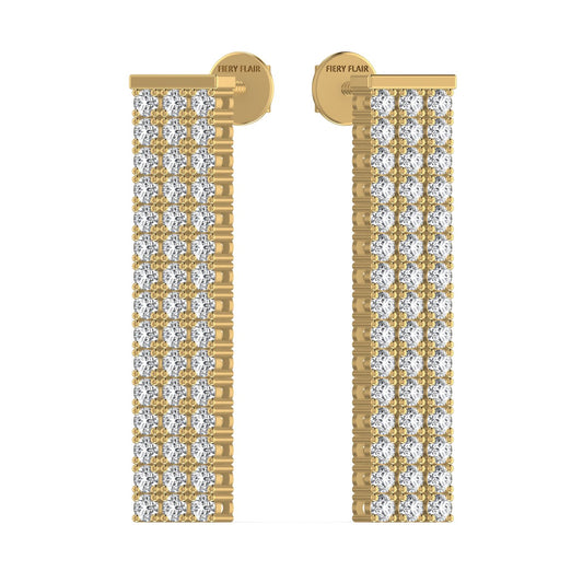 Diamond Drop Earrings