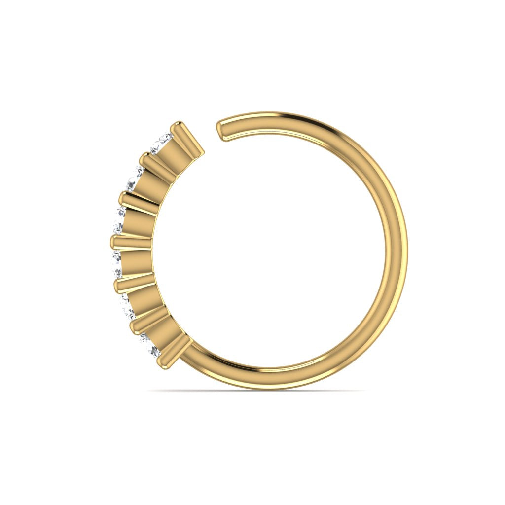 Lab Diamond Nose Ring
