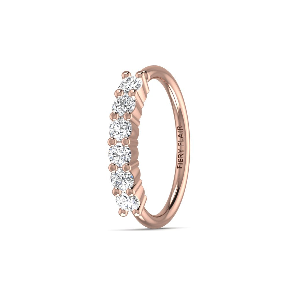 Lab Diamond Nose Ring