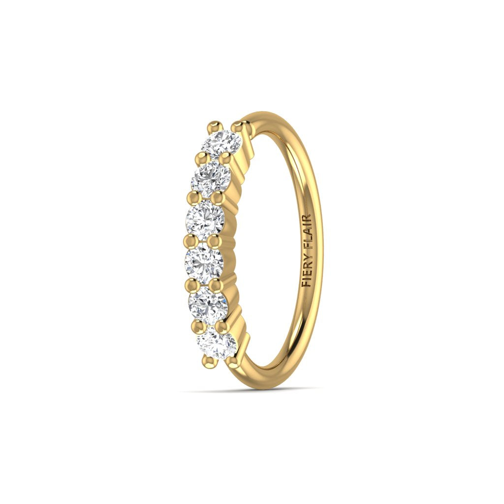 Lab Diamond Nose Ring