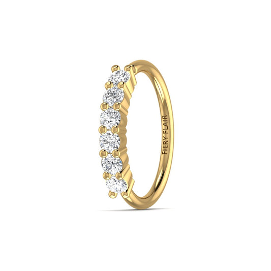Lab Diamond Nose Ring