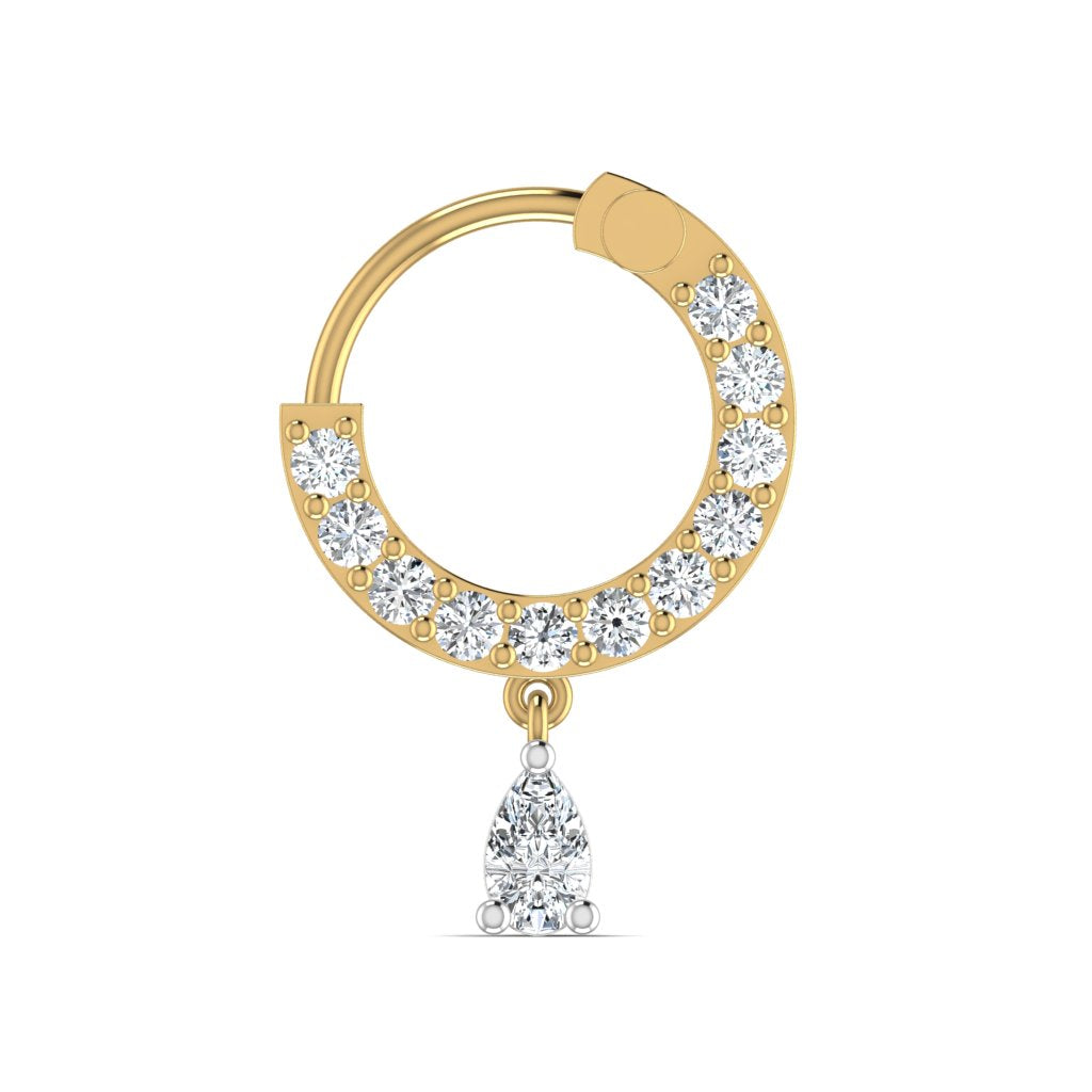 Lab Diamond Nose Ring