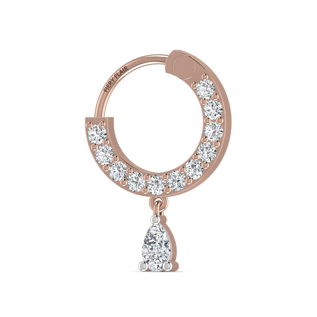 Lab Diamond Nose Ring