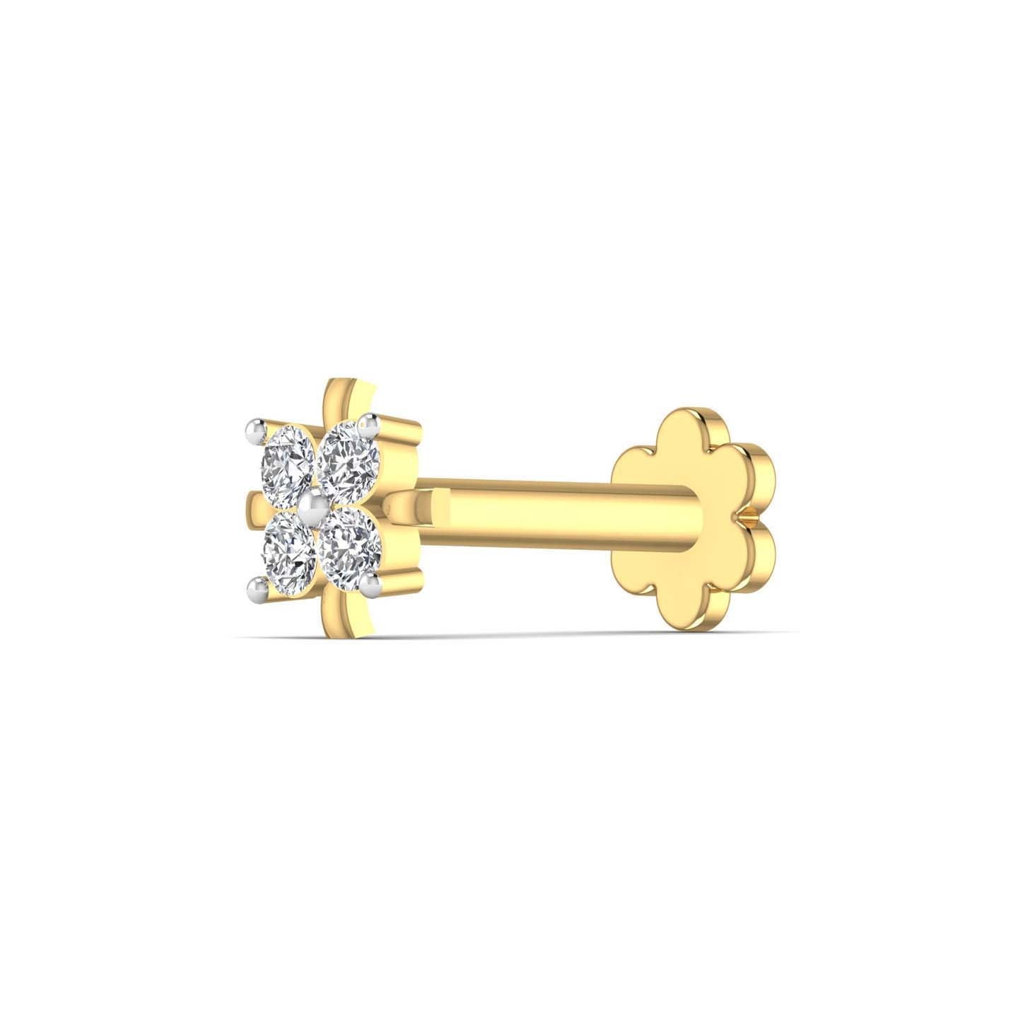 diamond nose pin