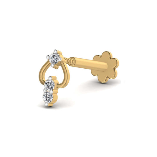 Diamond Drop Nose Pin
