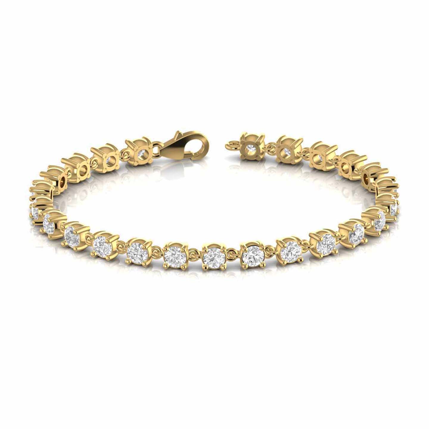 Lab Diamond Tennis Bracelet