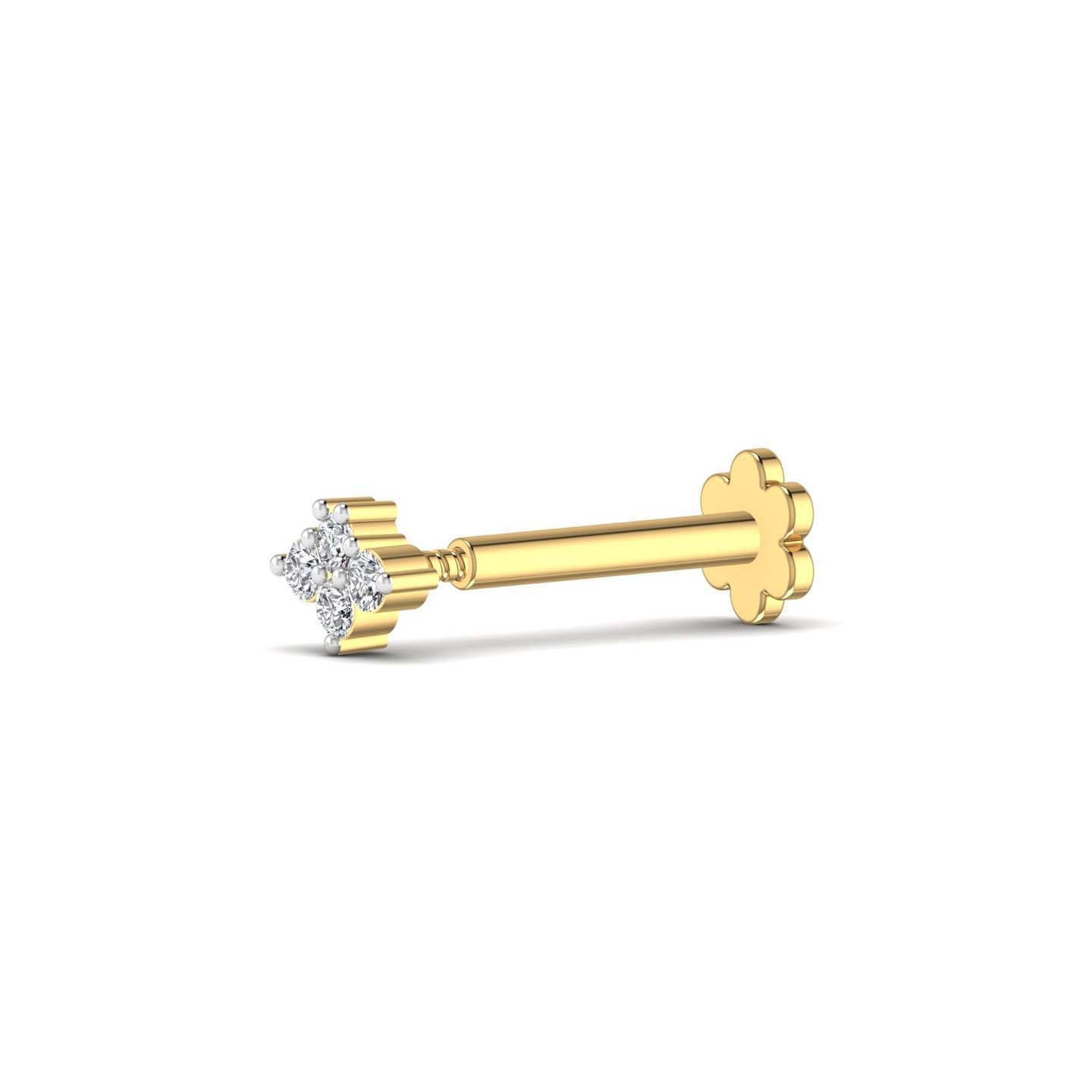 lab Diamond Nose Pin