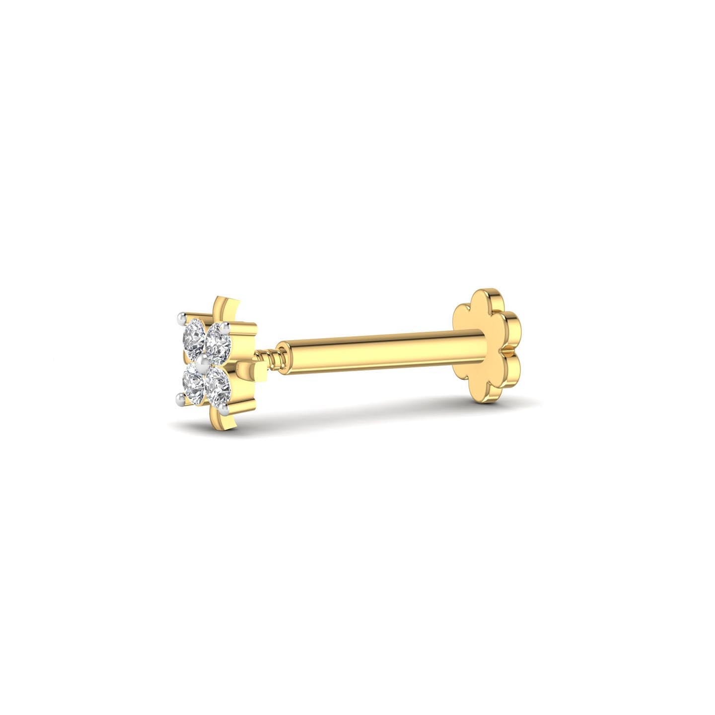 diamond nose pin
