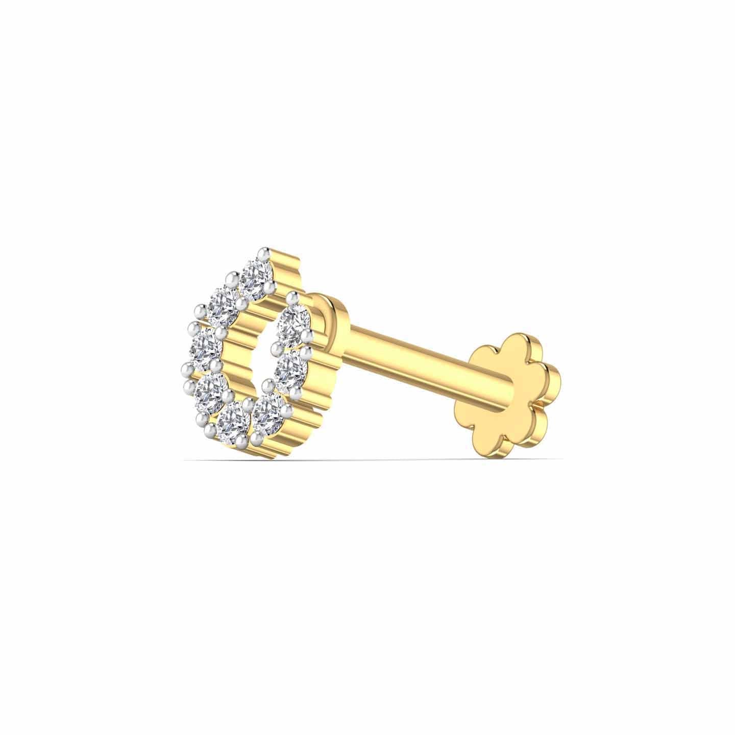 diamond nose pin