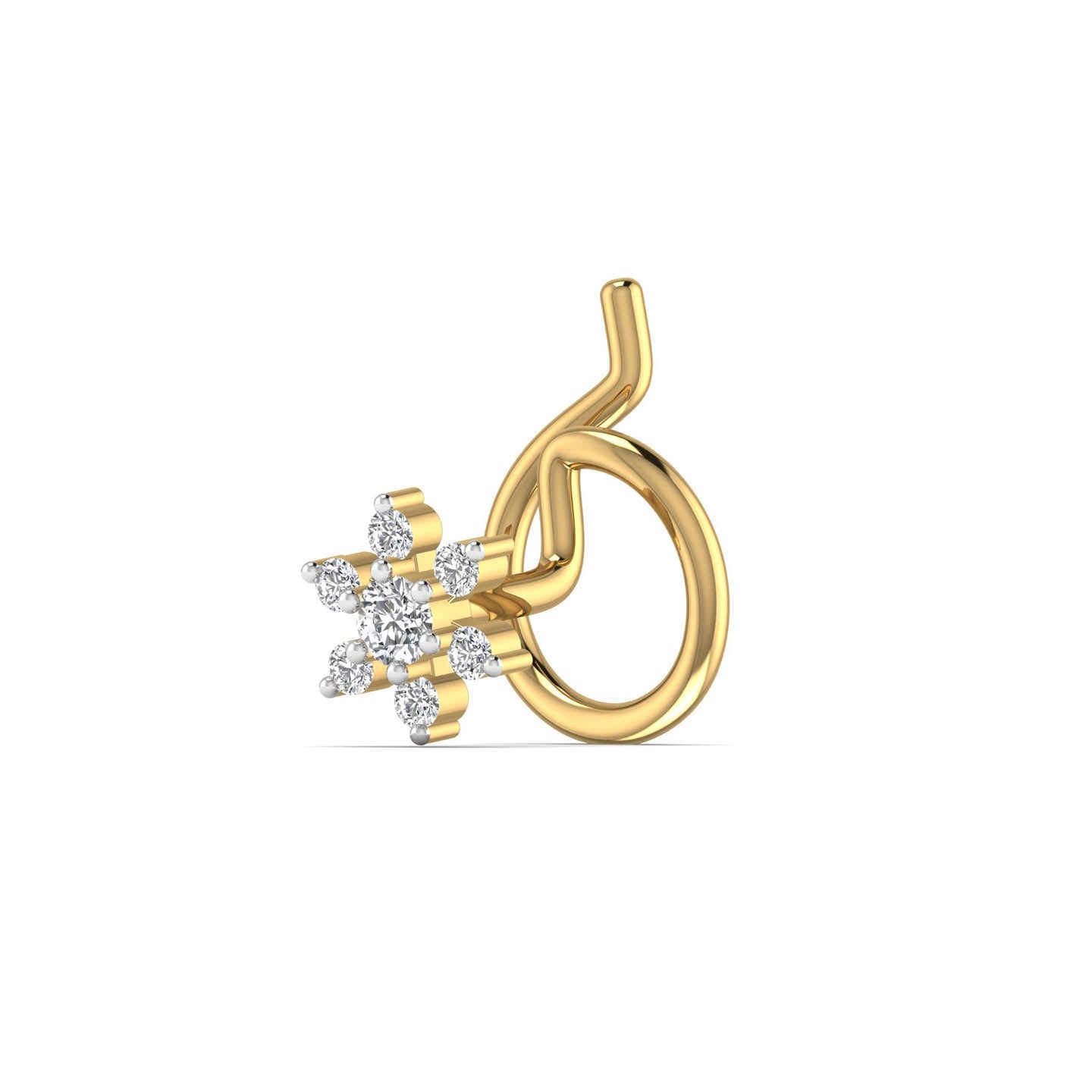 Lab Diamond Nose Pin