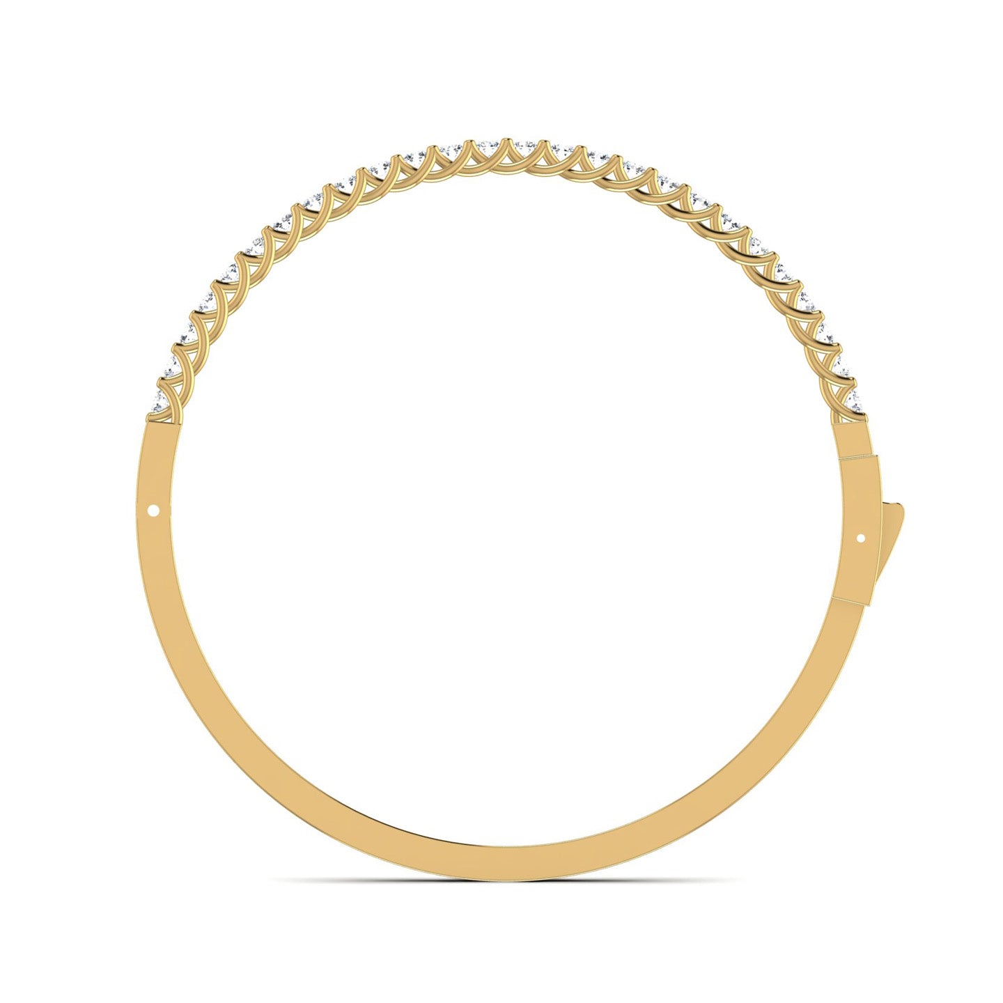 Eternity Gold Diamond Bracelet