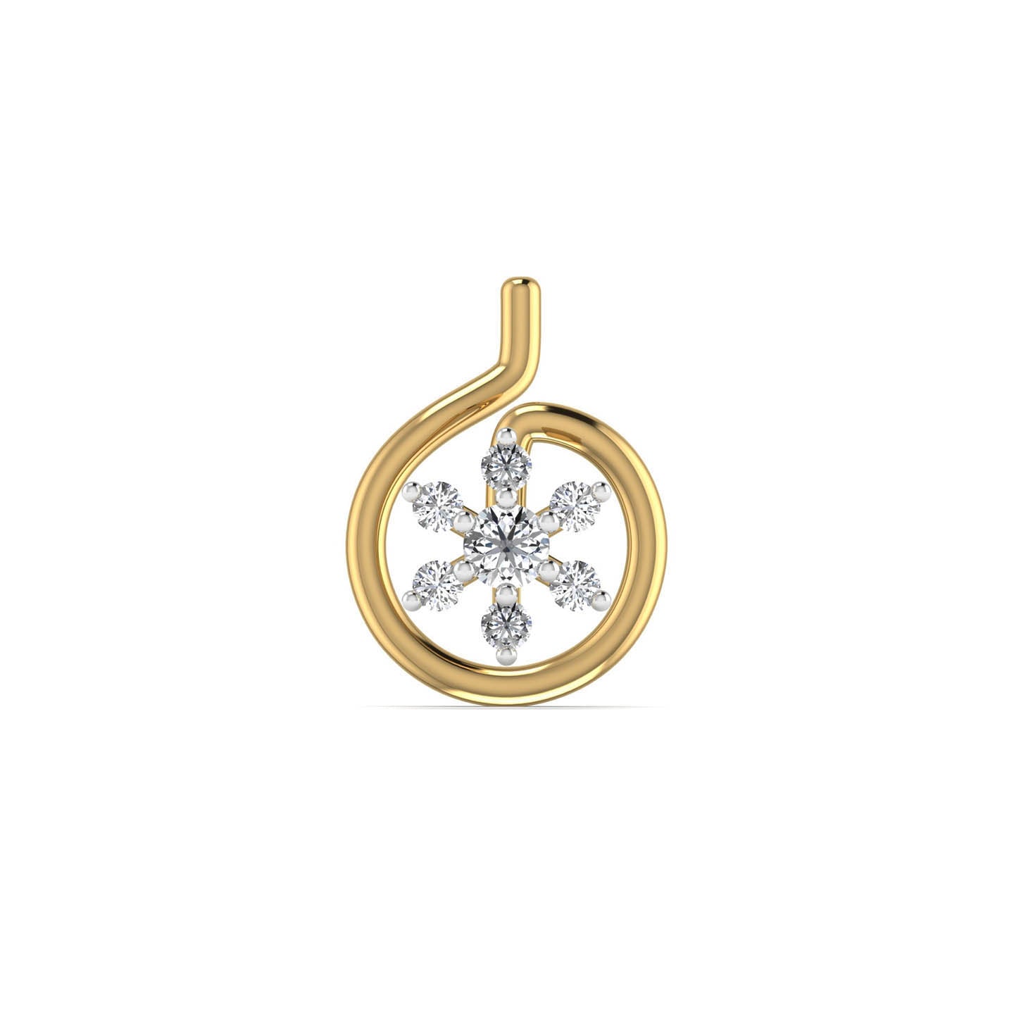 Lab Diamond Nose Pin