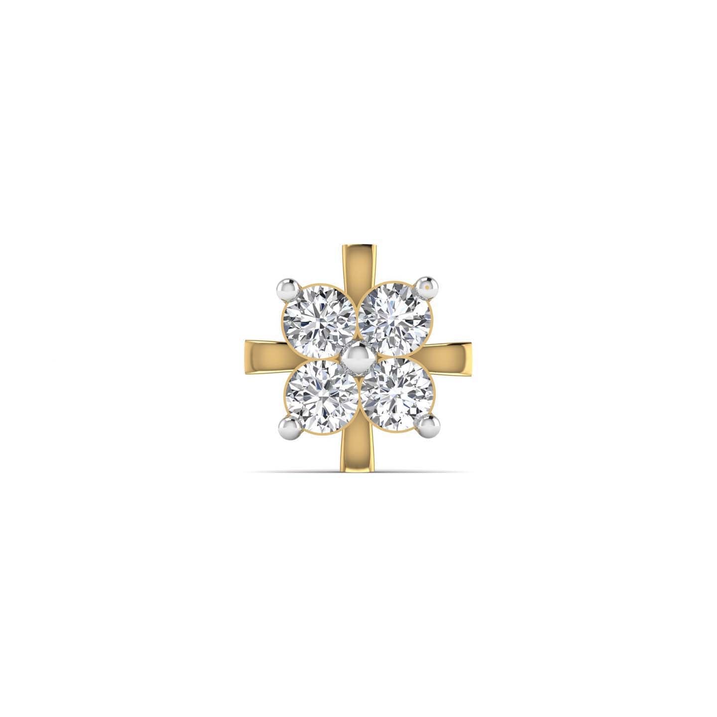 diamond nose pin