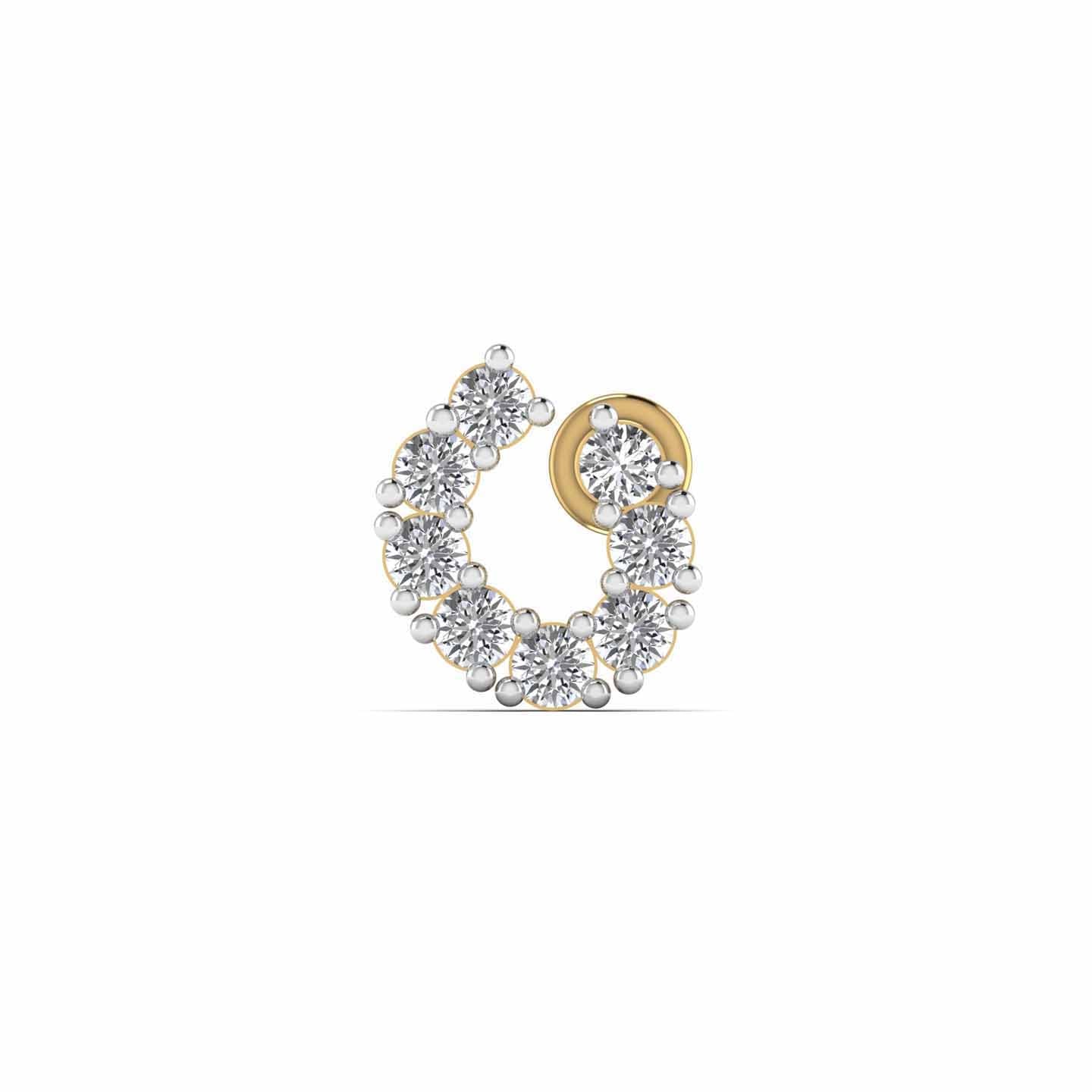 diamond nose pin