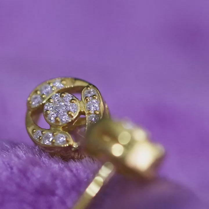 Silver Stud Earring