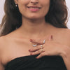 Flower Design Silver 925 Necklace
