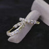 Lab Diamond Hoop Earring