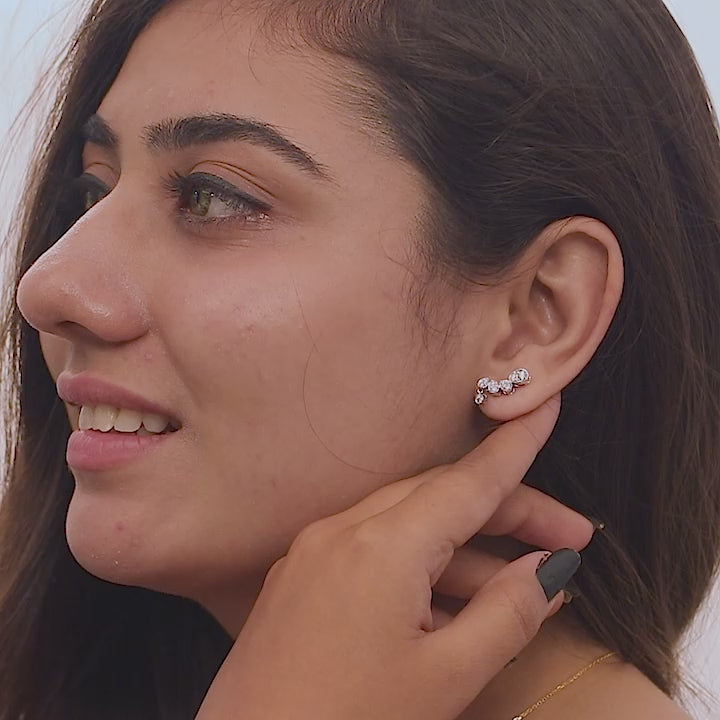 Silver Stud Earring