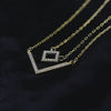 Two Layer Silver Necklace