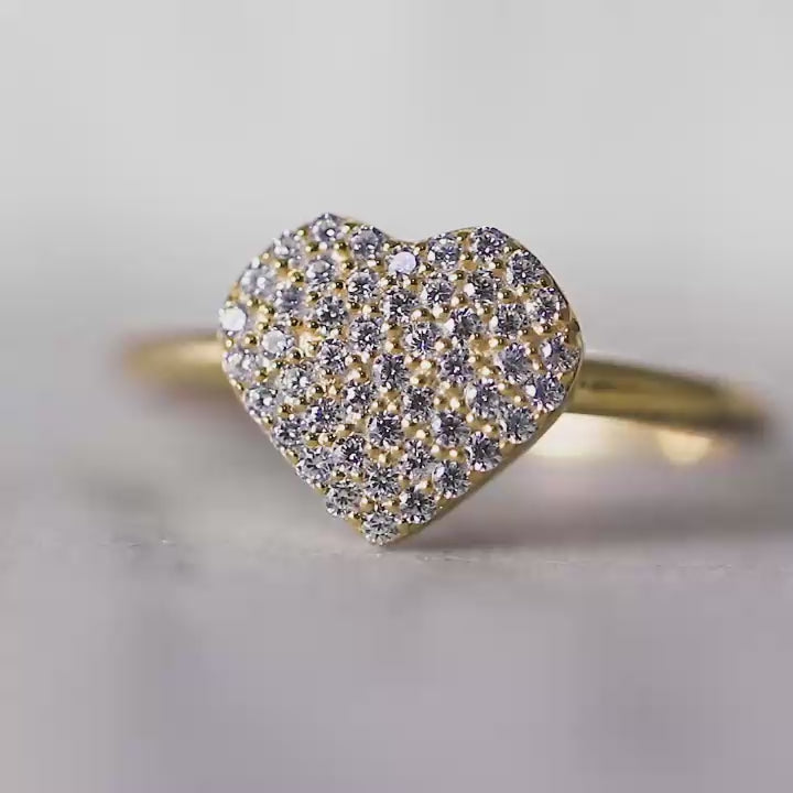 Heart Silver Ring