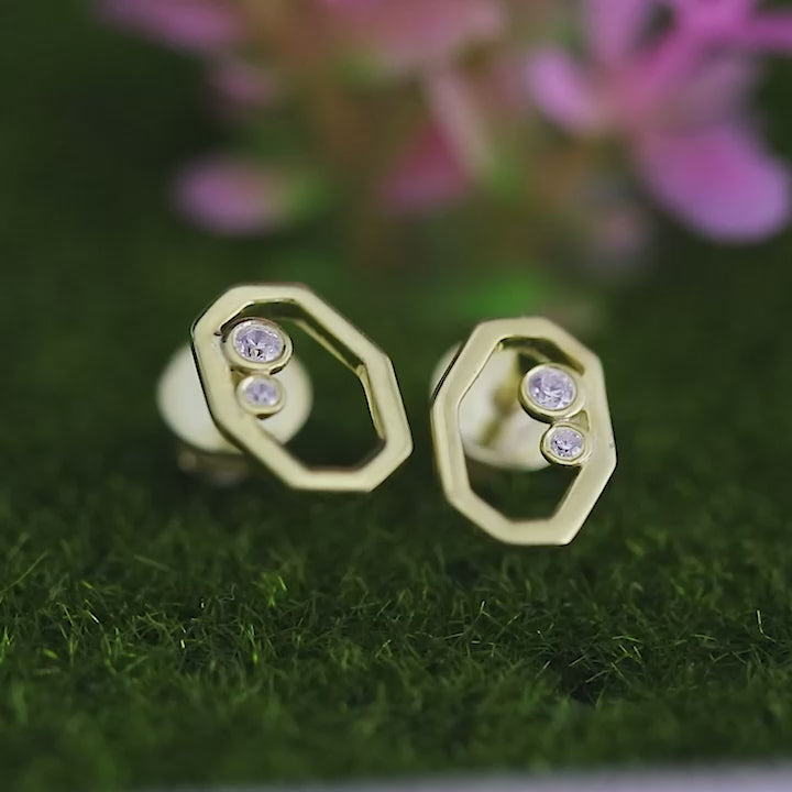 Small Silver Stud Earrings