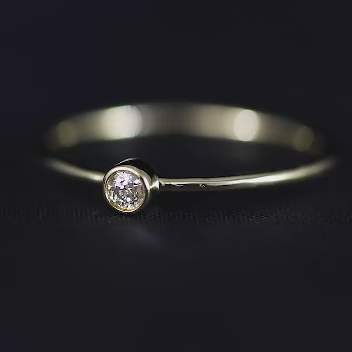 Solitaire 925 Silver Ring