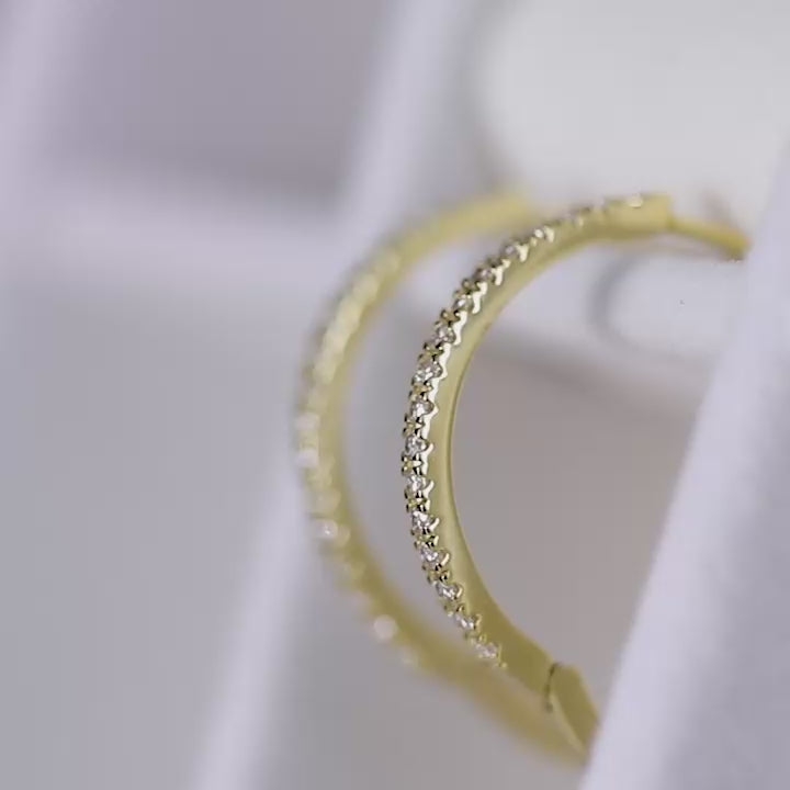 Silver Hoop Earring