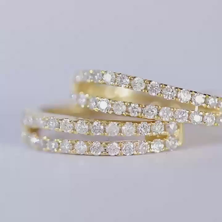 Diamond Hoop Earrings