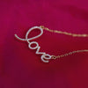 Love Silver Pendant Necklace