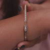 Eternity Gold Diamond Bracelet